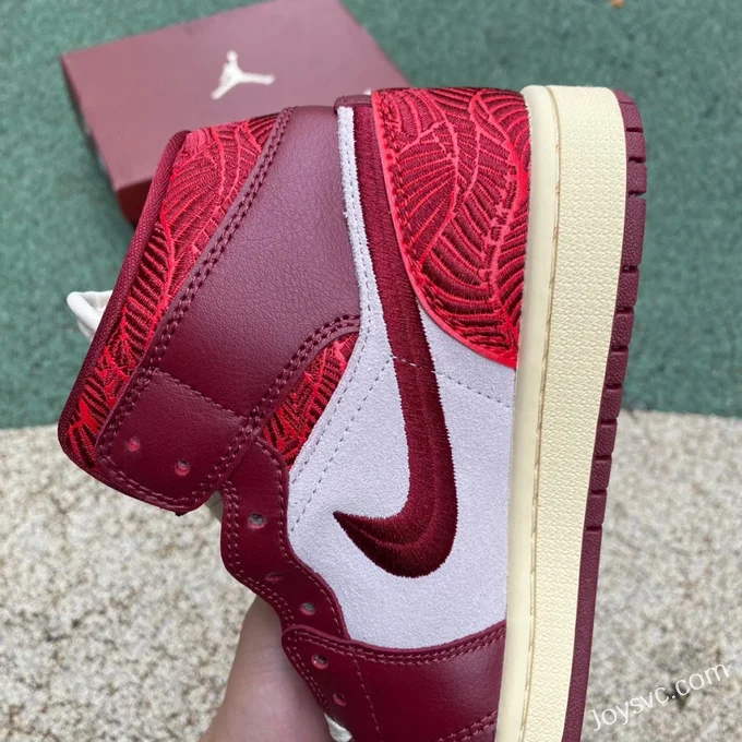 Air Jordan 1 WMNS Tiki Leaf White Red DZ2820-60