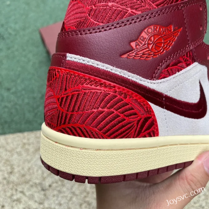 Air Jordan 1 WMNS Tiki Leaf White Red DZ2820-60