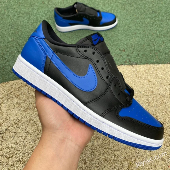 Air Jordan 1 Low 705329-004 Black Blue DG Version