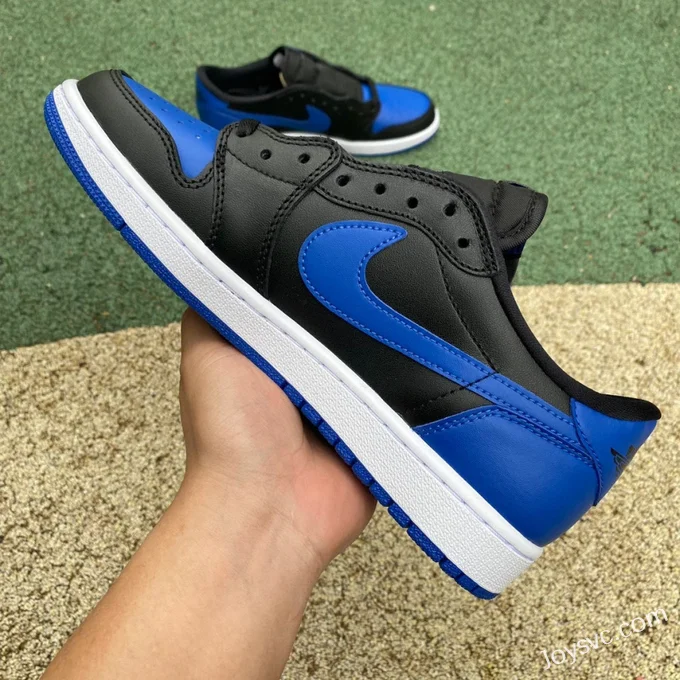 Air Jordan 1 Low 705329-004 Black Blue DG Version