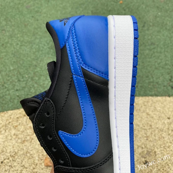 Air Jordan 1 Low 705329-004 Black Blue DG Version