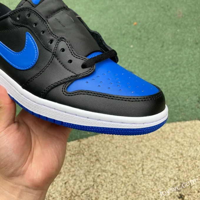 Air Jordan 1 Low 705329-004 Black Blue DG Version