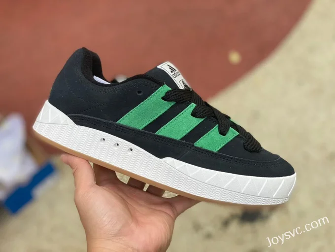 NEIGHBORHOOD x Adidas Adimatic Black Green Retro Sneakers HQ3936