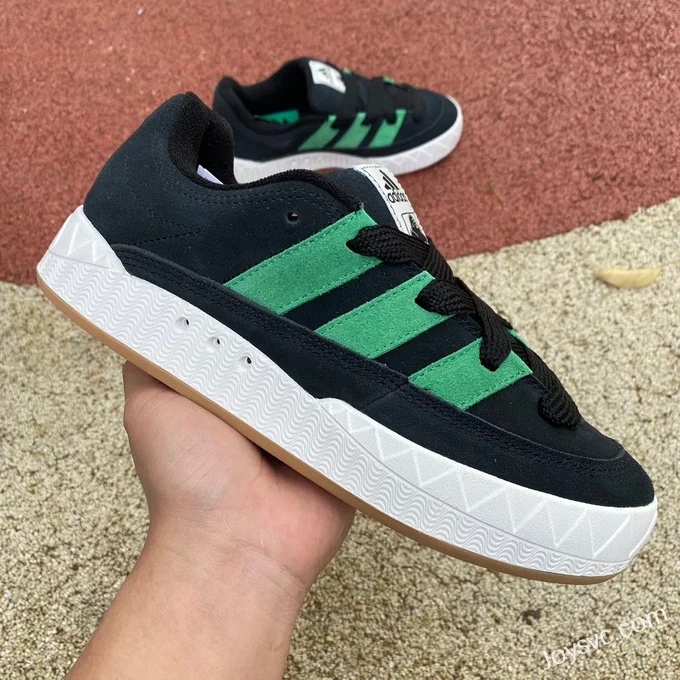 NEIGHBORHOOD x Adidas Adimatic Black Green Retro Sneakers HQ3936