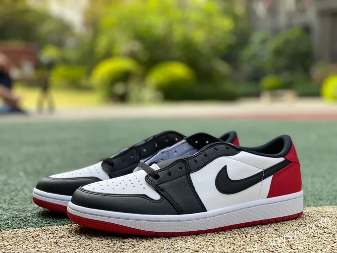 Air Jordan 1 Low CZ0790-106 Black Toe 2023 DG Version