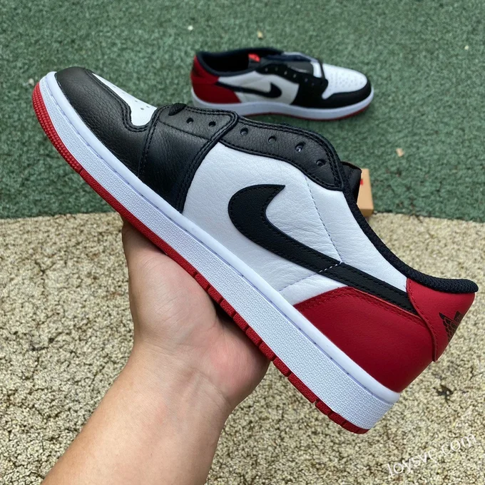 Air Jordan 1 Low CZ0790-106 Black Toe 2023 DG Version