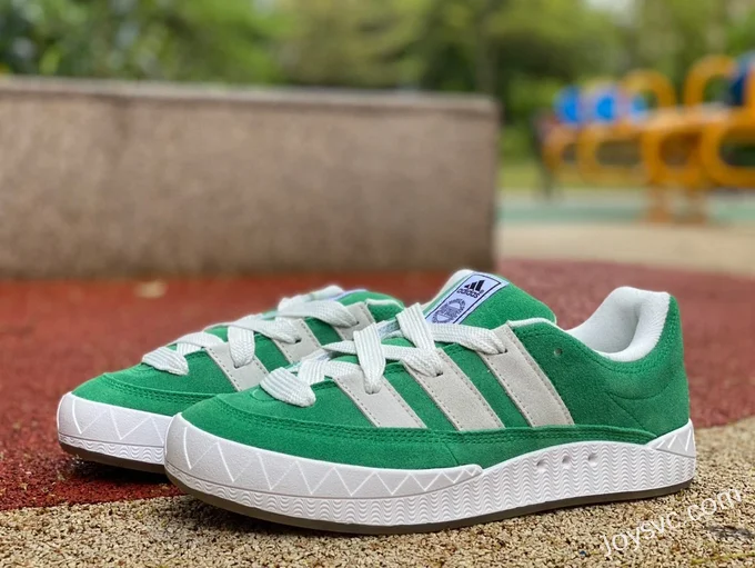 NEIGHBORHOOD x Adidas Adimatic White Green Retro Sneakers GZ6202