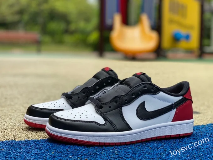 Air Jordan 1 Low CZ0790-106 Black Toe 2023 Cost-Effective Version