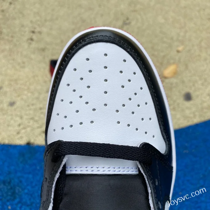 Air Jordan 1 Low CZ0790-106 Black Toe 2023 Cost-Effective Version