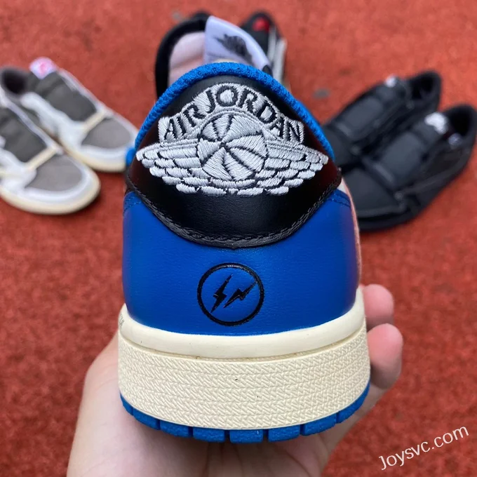 Travis Scott x Air Jordan 1 Low DM7866-140 Fragment Blue White Foreign Trade Version