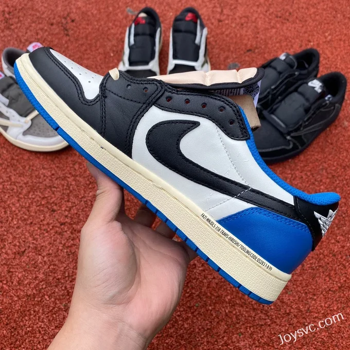 Travis Scott x Air Jordan 1 Low DM7866-140 Fragment Blue White Foreign Trade Version