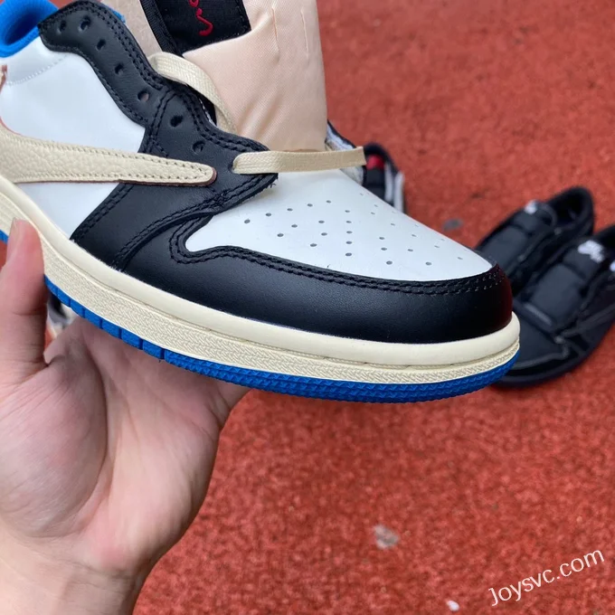 Travis Scott x Air Jordan 1 Low DM7866-140 Fragment Blue White Foreign Trade Version