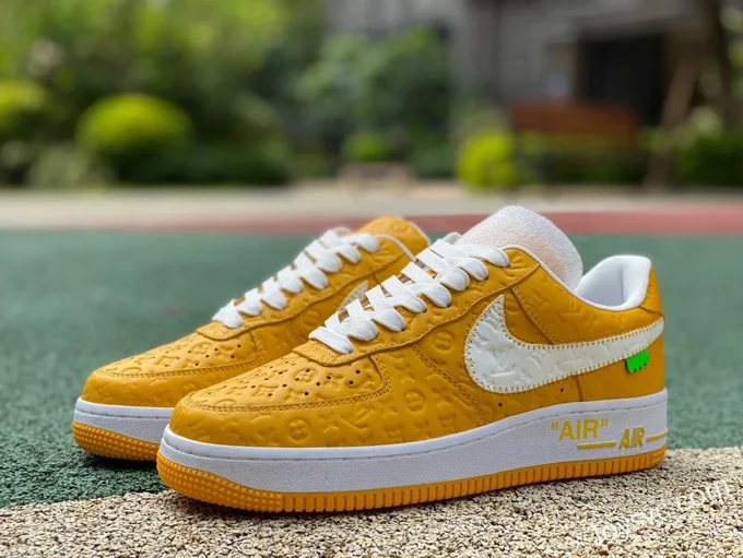 Louis Vuitton x Nike Air Force 1 Low Yellow