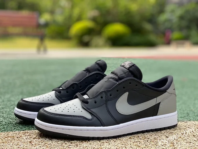 Air Jordan 1 Retro Low 705329-003 Black Grey