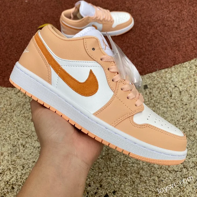 Air Jordan 1 Low DC0774-801 White Pink Orange Retro