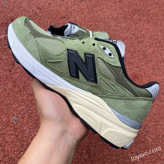 New Balance 990V3 Green JJJJound Retro Running Shoes M990JD3