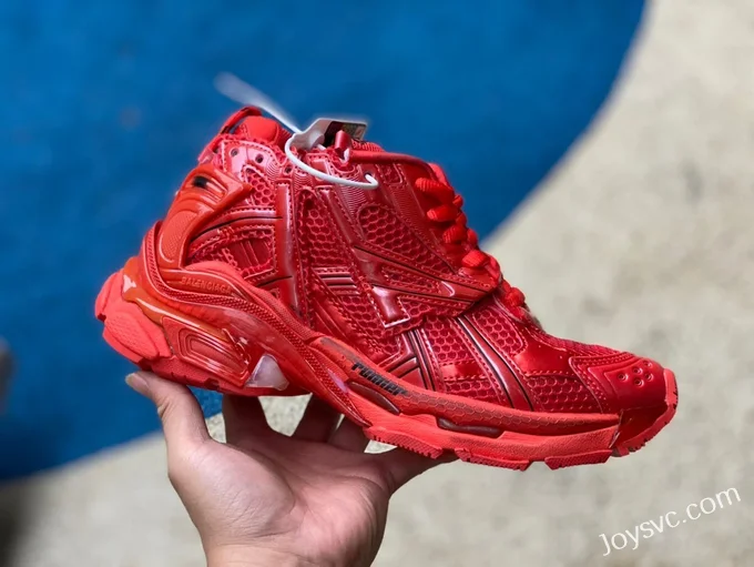 Balenciaga 7.0 Red Vintage Dad Shoes