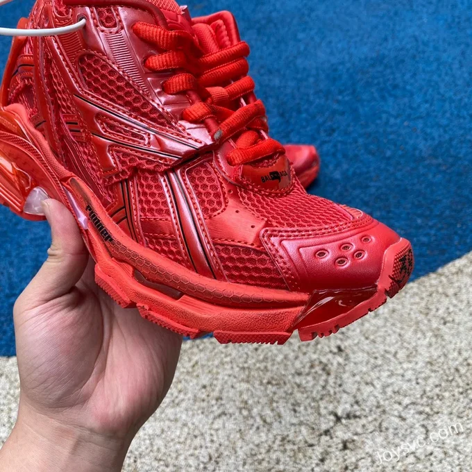 Balenciaga 7.0 Red Vintage Dad Shoes