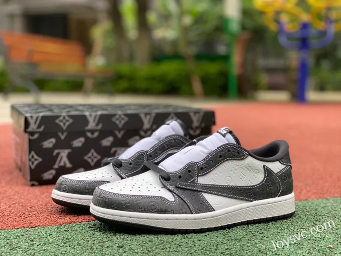 Travis Scott x Louis Vuitton x Air Jordan 1 Low No Return Policy