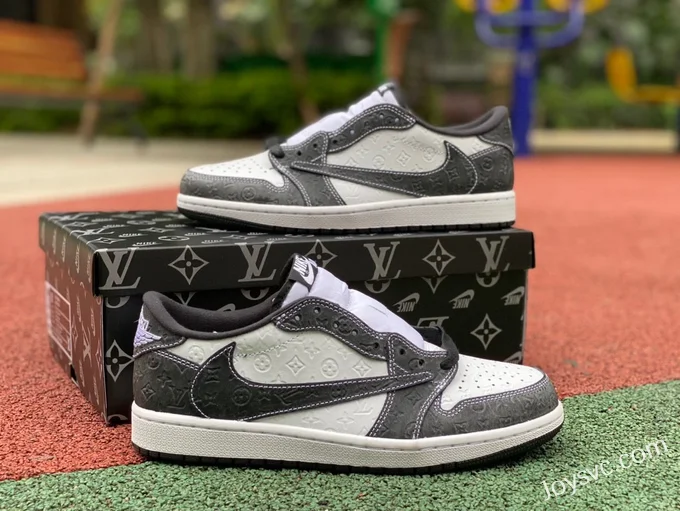 Travis Scott x Louis Vuitton x Air Jordan 1 Low No Return Policy