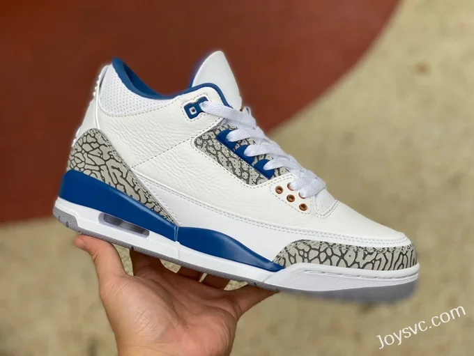 Air Jordan 3 Retro Wizards CT8532-148 White Blue