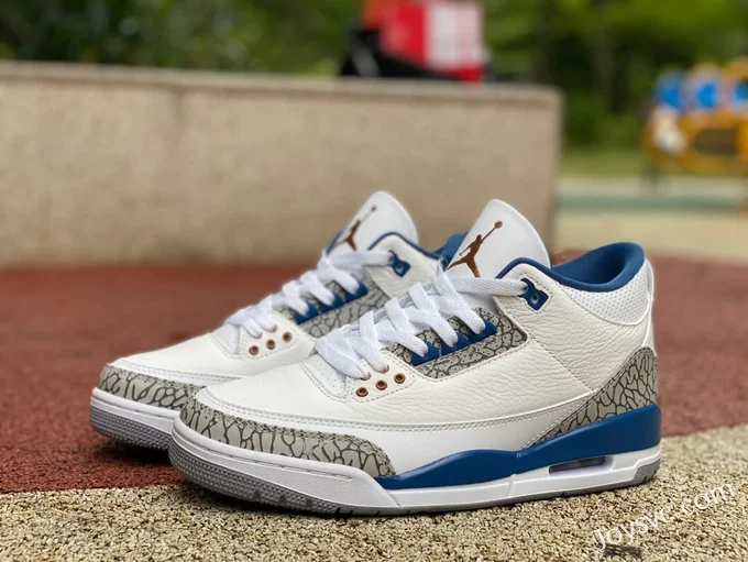 Air Jordan 3 Retro Wizards CT8532-148 White Blue