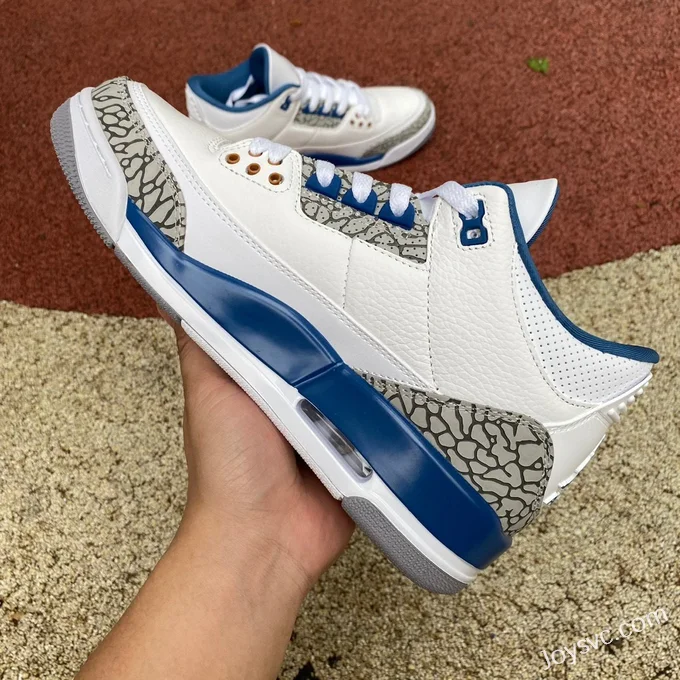 Air Jordan 3 Retro Wizards CT8532-148 White Blue