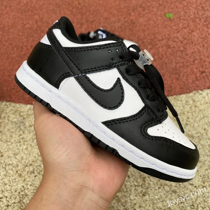 Nike Dunk Low White Black Kids CW1588-100