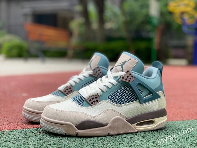 Air Jordan 4 DH6927-017 White Brown Blue