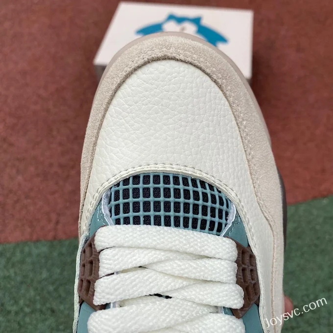 Air Jordan 4 DH6927-017 White Brown Blue