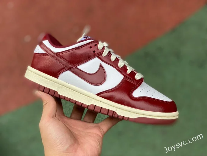 Nike Dunk Low PRM Team Red White FJ4555-1