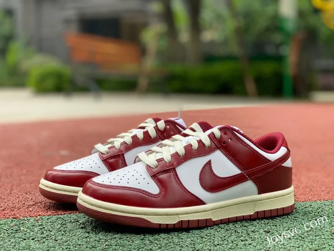 Nike Dunk Low PRM Team Red White FJ4555-1