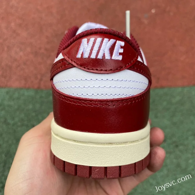 Nike Dunk Low PRM Team Red White FJ4555-1