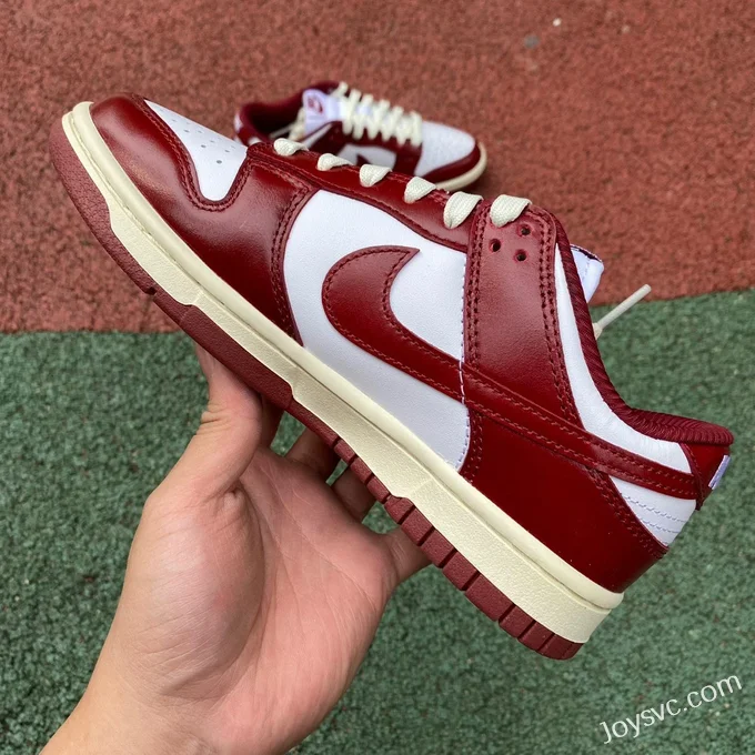 Nike Dunk Low PRM Team Red White FJ4555-1