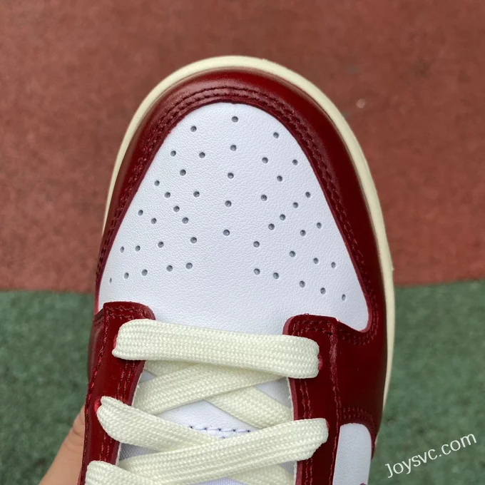 Nike Dunk Low PRM Team Red White FJ4555-1