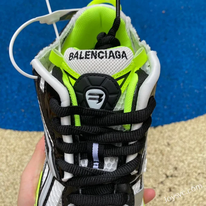 Balenciaga 7.0 Silver White Green Vintage Dad Shoes