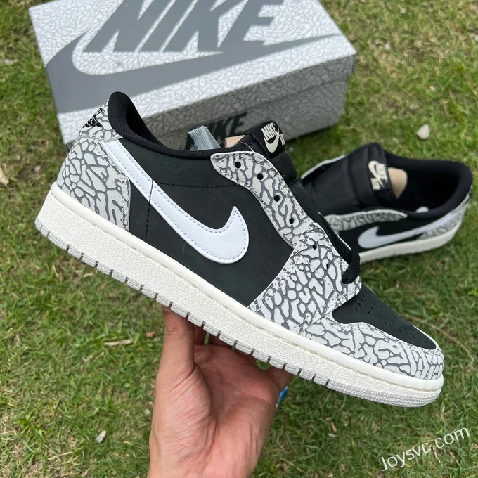 Air Jordan 1 Low OG CZ0790-001 Black Cement Retro