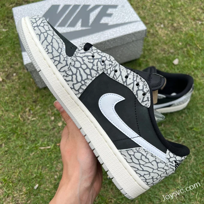 Air Jordan 1 Low OG CZ0790-001 Black Cement Retro