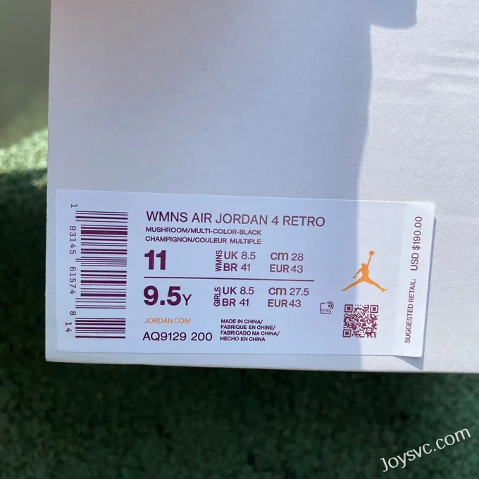 Air Jordan 4 AQ9129-200 Brown