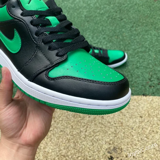 Air Jordan 1 Low 553558-065 Black Green Retro