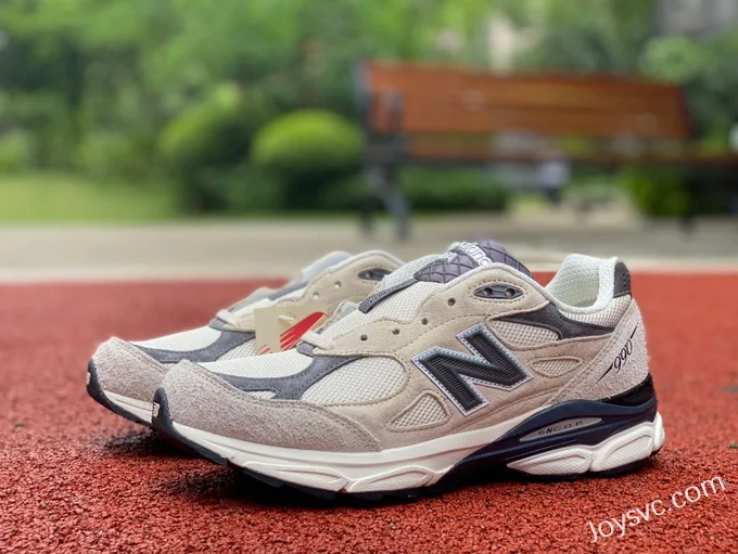 New Balance 990 V3 Beige Pure Original Retro Running Shoes M990AD3