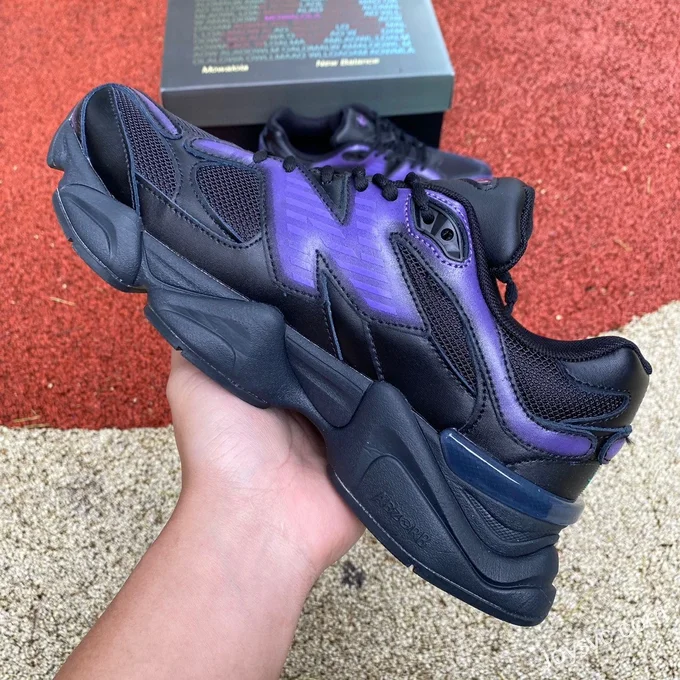 New Balance 9060 Black Purple Retro Running Shoes U9060MW