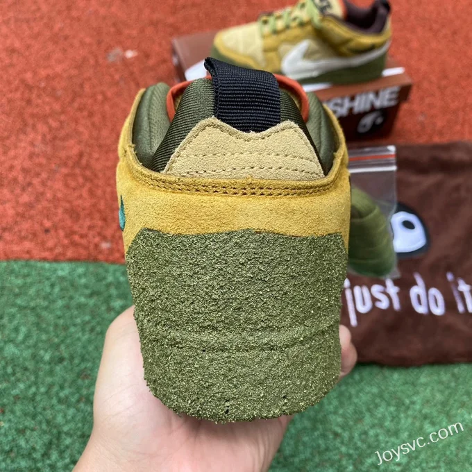 Cactus Plant Flea Market x Nike Dunk Low Army Green Retro Sneakers DM0430