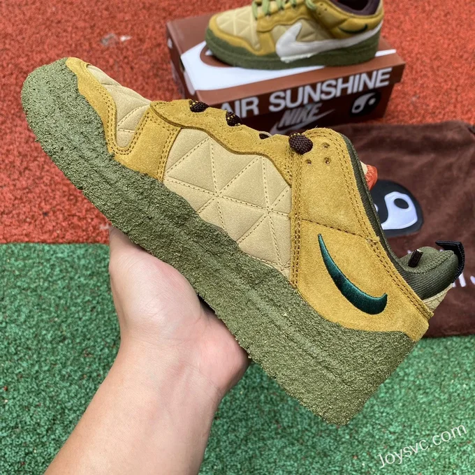 Cactus Plant Flea Market x Nike Dunk Low Army Green Retro Sneakers DM0430