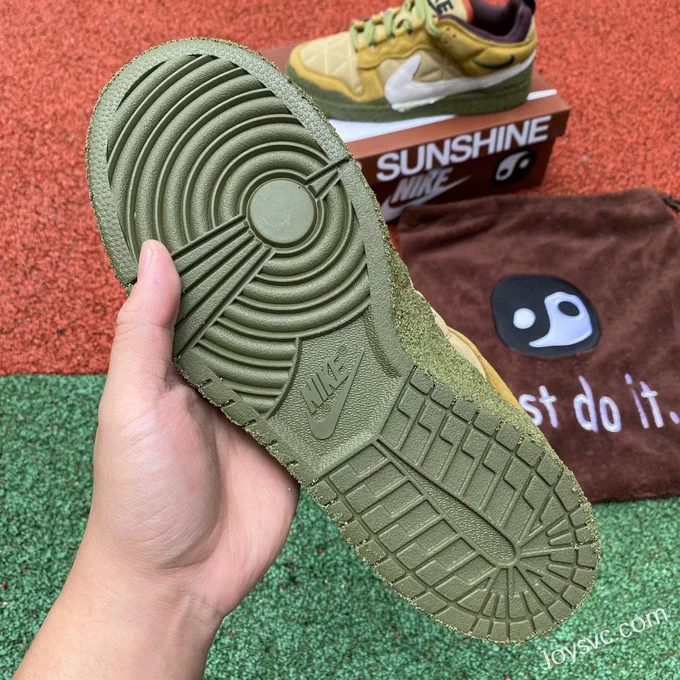 Cactus Plant Flea Market x Nike Dunk Low Army Green Retro Sneakers DM0430