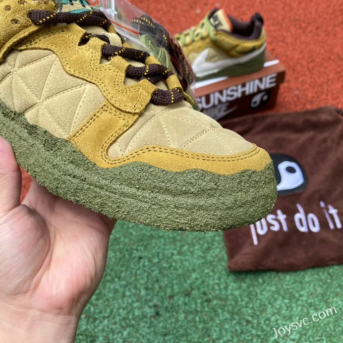 Cactus Plant Flea Market x Nike Dunk Low Army Green Retro Sneakers DM0430