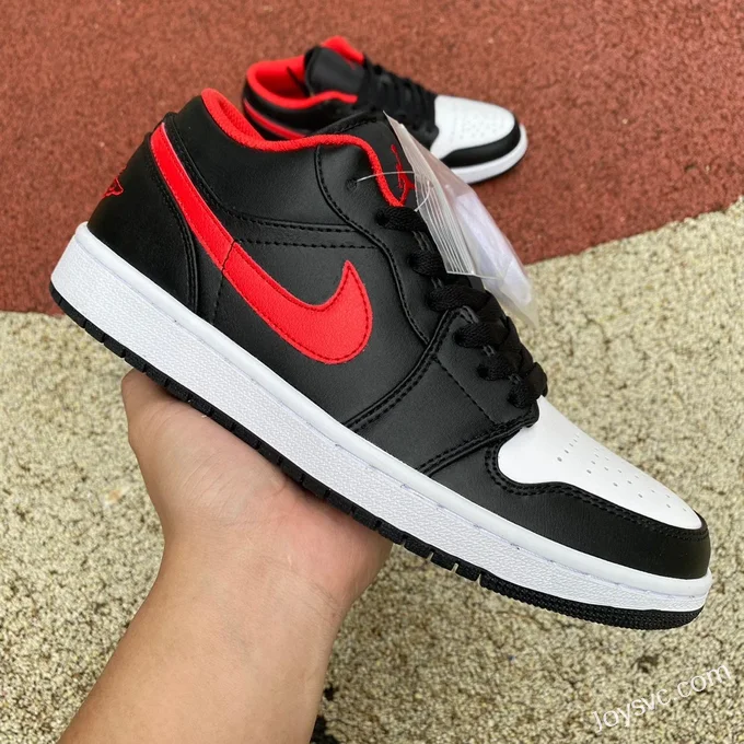 Air Jordan 1 Low 553558-063 Black Red