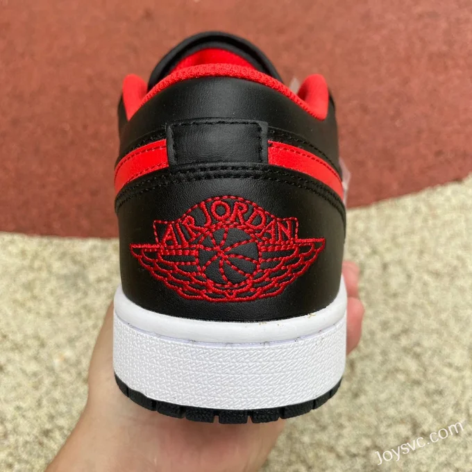 Air Jordan 1 Low 553558-063 Black Red