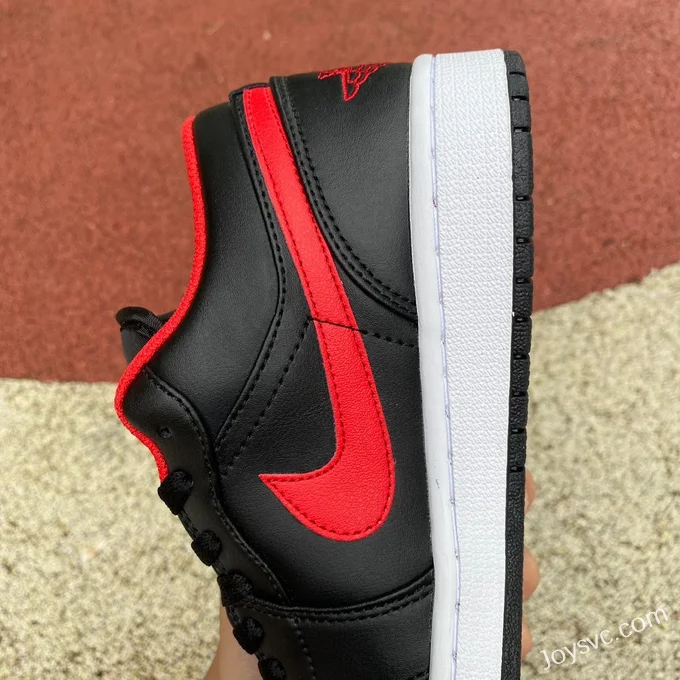 Air Jordan 1 Low 553558-063 Black Red