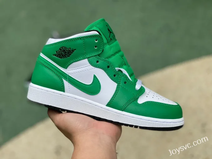 Air Jordan 1 Mid White Green DQ8423-301